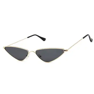 Fashion Triangle Metal Frame Cat Eye Sunglasses