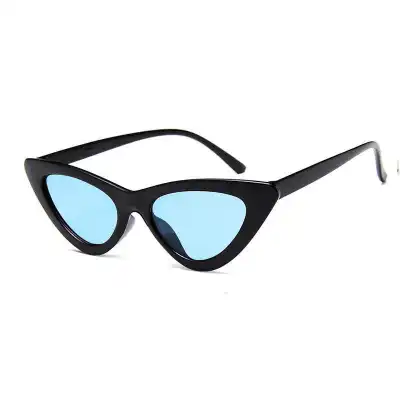 Vintage Triangle Cat-eye Transparent Frame Sunglasses