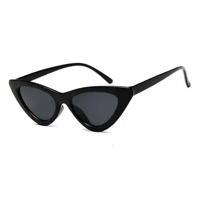 Vintage Triangle Cat-eye Transparent Frame Sunglasses