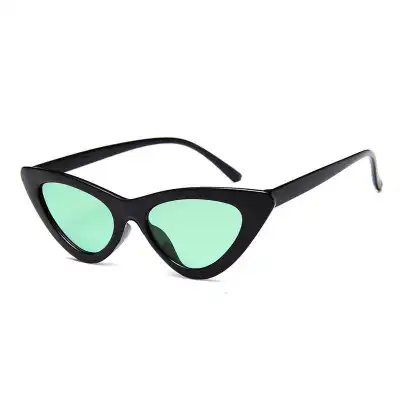 Vintage Triangle Cat-eye Transparent Frame Sunglasses