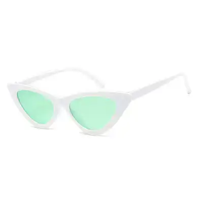 Vintage Triangle Cat-eye Transparent Frame Sunglasses