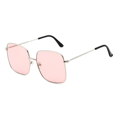 Classic Retro Polygon Metal Frame Beach Sunglasses