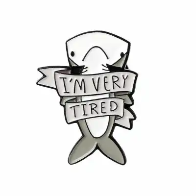 Creative Design Cute Shark Shape Alloy Brooch