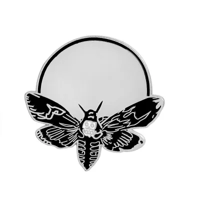 Retro Punk Creative Rose Skull Design Brooch
