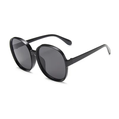 Women Fashion Retro Big Frame Round Sunglasses Elegant