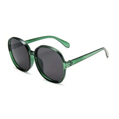 Women Fashion Retro Big Frame Round Sunglasses Elegant