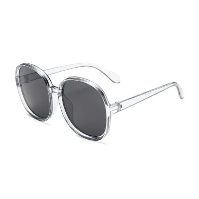 Women Fashion Retro Big Frame Round Sunglasses Elegant