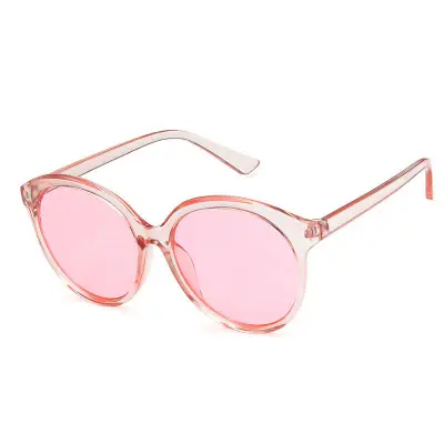 Men Women Fashion Retro Clear Lens Sunglasses PC Frame Resin Lens