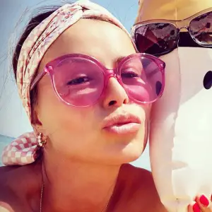 Men Women Fashion Retro Clear Lens Sunglasses PC Frame Resin Lens