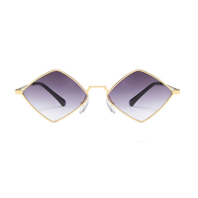 Wholesale Creative Retro Rhombus Frame Unisex Outdoor Sunglasses