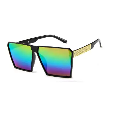 Men Women Retro Square Frame Sunglasses