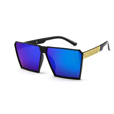Men Women Retro Square Frame Sunglasses
