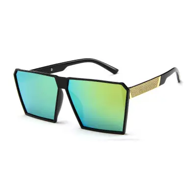 Men Women Retro Square Frame Sunglasses