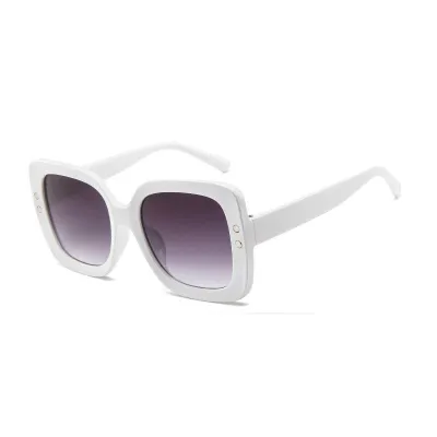 Retro Big Frame Square Sunglasses for Men Women