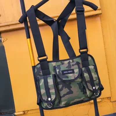 Unisex Casual Hip Hop Letter Print Multipurpose Chest Bag
