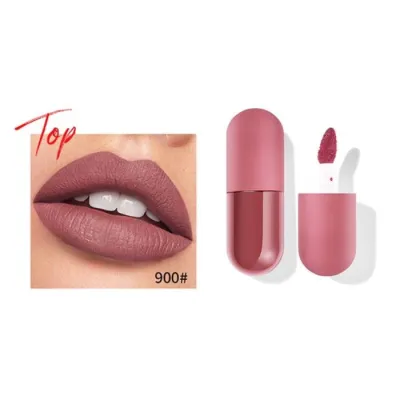 Pudaier Mini Capsule Tube Velvet Non-stick Cup Lip Gloss Universal Retouch 4.5ml