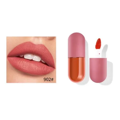Pudaier Mini Capsule Tube Velvet Non-stick Cup Lip Gloss Universal Retouch 4.5ml