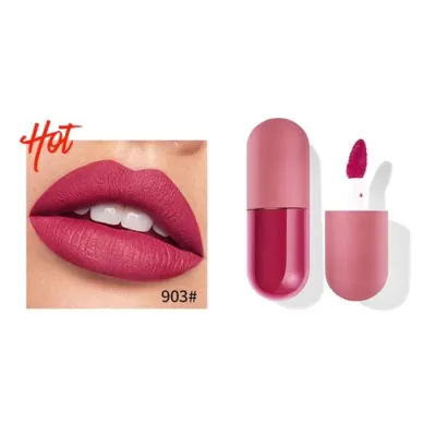 Pudaier Mini Capsule Tube Velvet Non-stick Cup Lip Gloss Universal Retouch 4.5ml