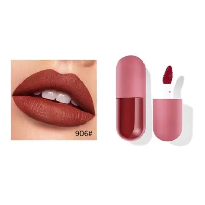 Pudaier Mini Capsule Tube Velvet Non-stick Cup Lip Gloss Universal Retouch 4.5ml