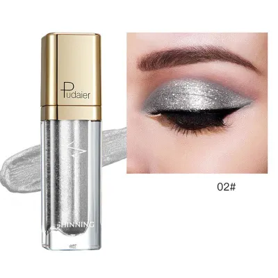 Pudaier Shiny Pearlescent Glitter Liquid Eyeshadow Universal 8+ Colors Long Lasting