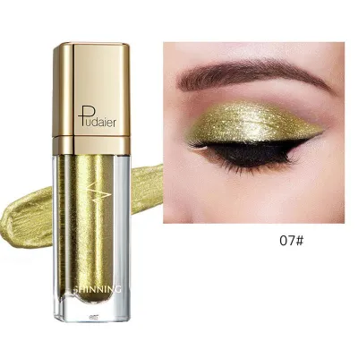 Pudaier Shiny Pearlescent Glitter Liquid Eyeshadow Universal 8+ Colors Long Lasting