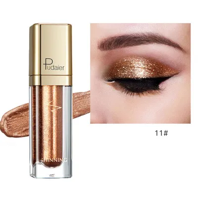 Pudaier Shiny Pearlescent Glitter Liquid Eyeshadow Universal 8+ Colors Long Lasting
