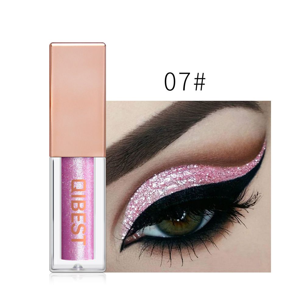Wholesale Qibest Waterproof Glitter Shimmer Liquid Eyeshadow