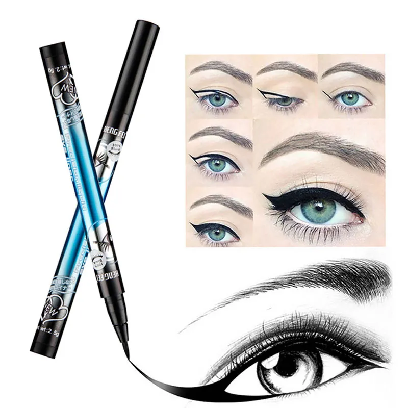 Hengfei Long Lasting Non-dizzy Liquid Eyeliner Waterproof Smudge-proof Fine Tip