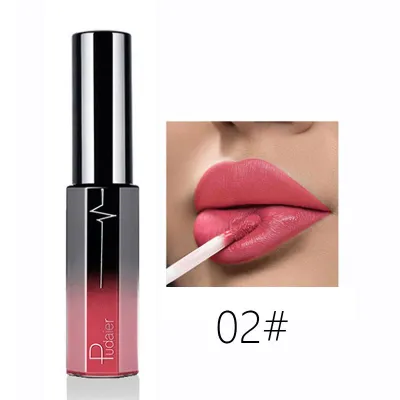 Pudaier Semi Matte Moisturizing Long Lasting Non-Stick Cup Liquid Lip Gloss Universal Skin Various Vitamins