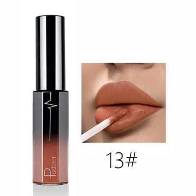 Pudaier Semi Matte Moisturizing Long Lasting Non-Stick Cup Liquid Lip Gloss Universal Skin Various Vitamins