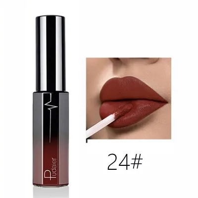 Pudaier Semi Matte Moisturizing Long Lasting Non-Stick Cup Liquid Lip Gloss Universal Skin Various Vitamins