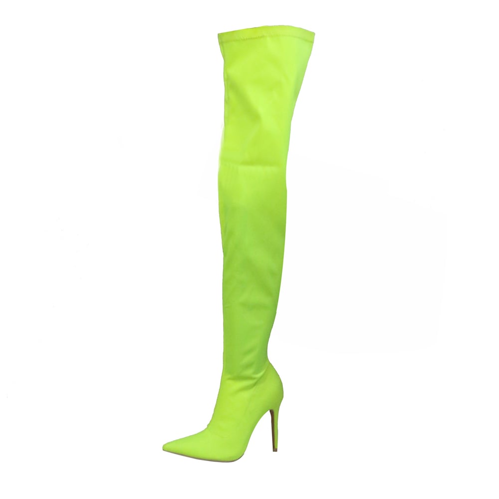 Wholesale Size:4.5-12 Women Fashion Solid Color Over The Knee Boots