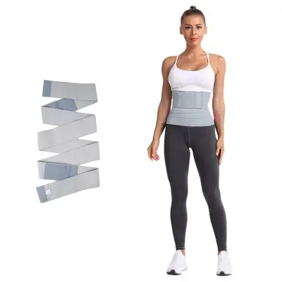 Women Invisible Wrapped Waist Training Belt Polyester