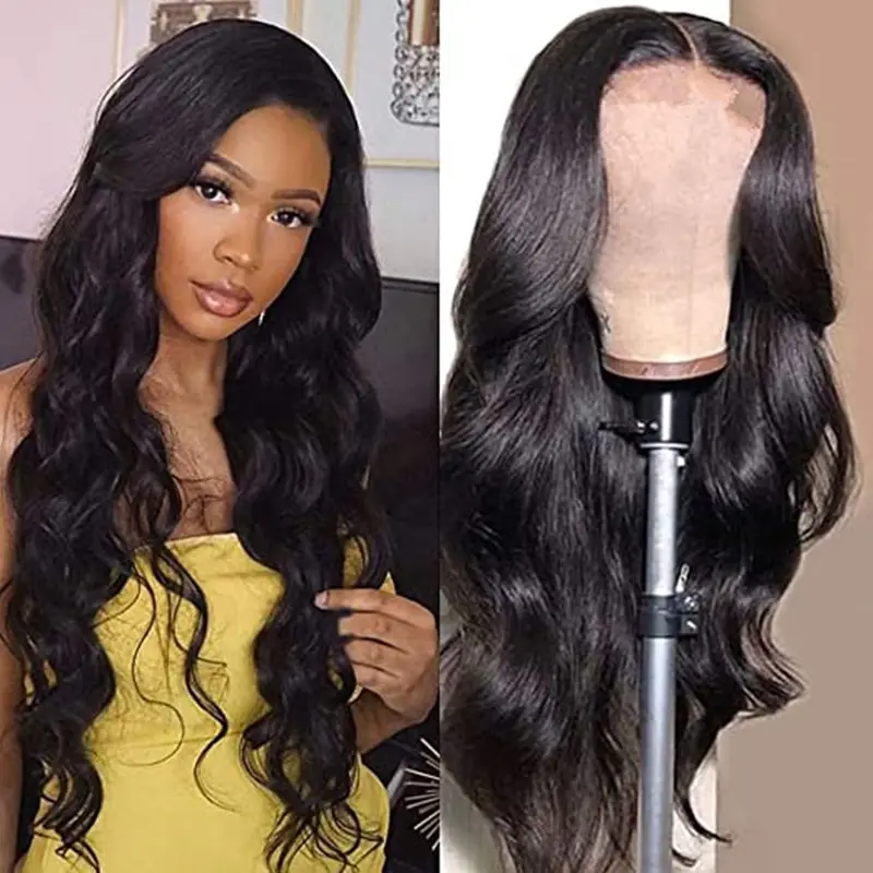 Women Basic Central Parting Long Curly Big Wavy Wig