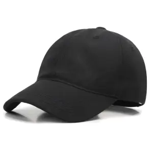 Simple Basic Solid Color Soft Top Breathable Cotton Baseball Cap