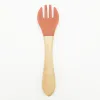 Caramel Wooden Fork