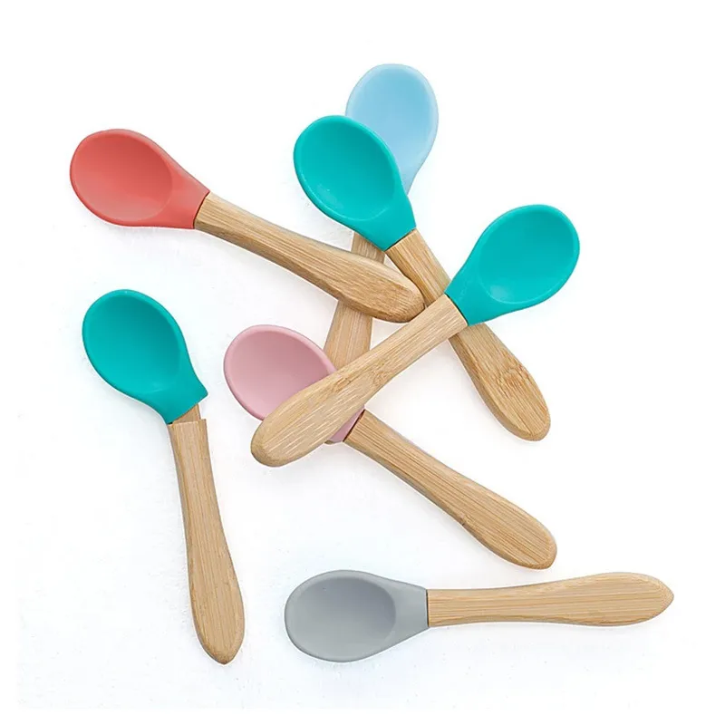 Baby Soft Head Tooth Guard Silicone Spoon Kids Accessories
