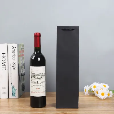 Wine Kraft Paper Gift Shopping Bag