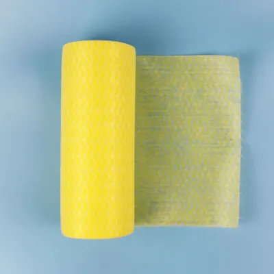 50pcs/pack Simple Kitchen Disposable Non-woven Dish Towel Colorful