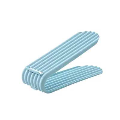 Creative Household Multifunctional Shoe Storage Holder PP Plastic Solid Color Easy Assemble