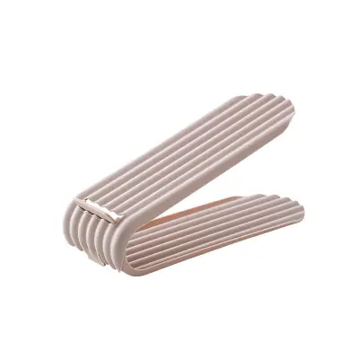 Creative Household Multifunctional Shoe Storage Holder PP Plastic Solid Color Easy Assemble