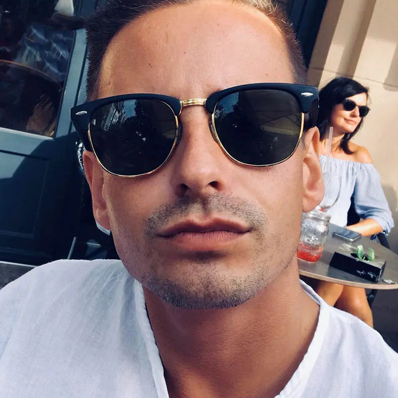 Fashion Polarized Classic Retro Round Unisex Driving Sunglasses