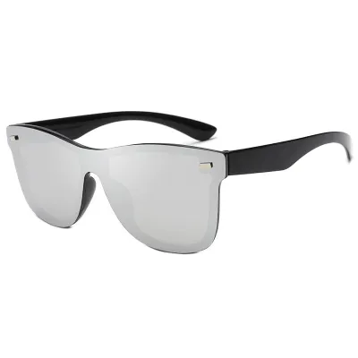 Retro Mirror Shades Unisex Polycarbonate Sunglasses