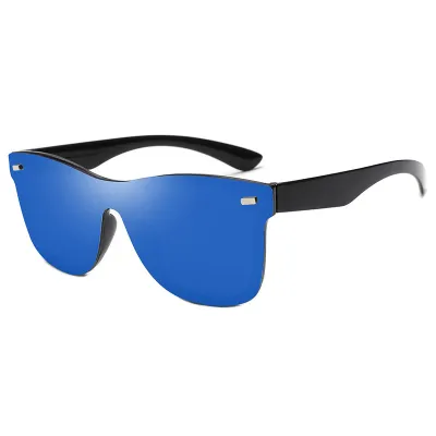 Retro Mirror Shades Unisex Polycarbonate Sunglasses