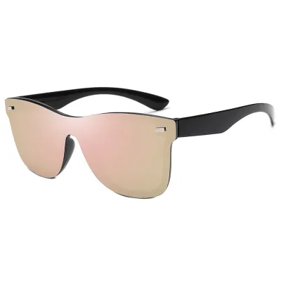 Retro Mirror Shades Unisex Polycarbonate Sunglasses