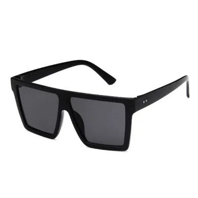Fashion Square Frame Unisex Sunglasses AC Lens PC Frame