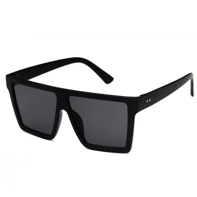 Fashion Square Frame Unisex Sunglasses AC Lens PC Frame