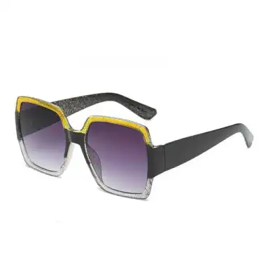 Retro Big Frame Double Color Vintage Sunglasses