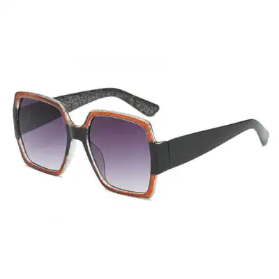 Retro Big Frame Double Color Vintage Sunglasses