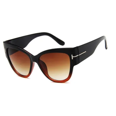 Fashion Gradient Cat Eye Women Vintage Sunglasses